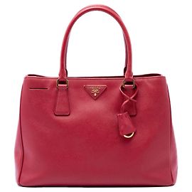 Bolso Tote Satchel Prada Galleria Medium Saffiano Lux Rojo Roja