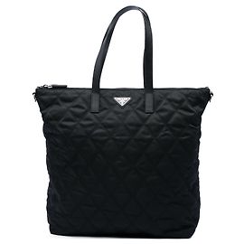 Borsa Prada Impuntu Tessuto Nera Nero