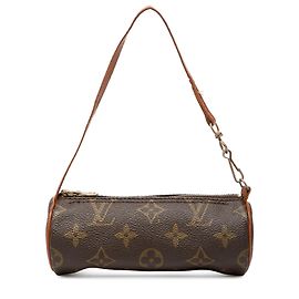 Sac à main Louis Vuitton Monogram Papillon Pochette Marron Marron