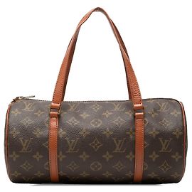 Brown Louis Vuitton Monogram Papillon 30 Handbag Brown
