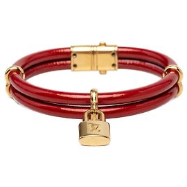 Pulsera Louis Vuitton Vernis Keep It Twice Roja Roja
