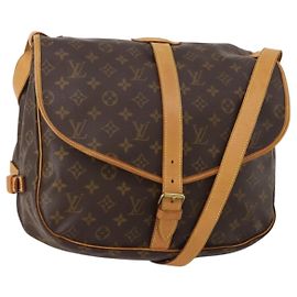 Louis Vuitton Saumur Monogram 35 Marron