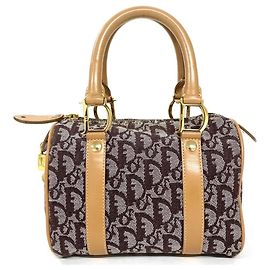 Mini borsa Christian Dior Trotter Marrone