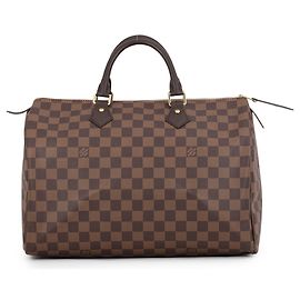 Bolsa Louis Vuitton Damier Ebene Speedy 35 Vermelho Damier ebene