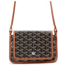 Borsa a tracolla Goyard Black Herringbone Nero