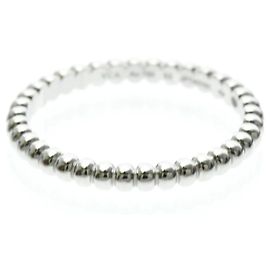 Van Cleef & Arpels Perlee 18K White Gold Small Prata