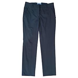 Prada Schwarze Nylonhose Schwarz