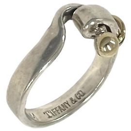 Tiffany & Co Tiffany Vintage Hook & Eye Ring Silvery Golden