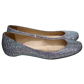 Sapatilhas Christian Louboutin Crystal Strass Sz.38.5 Usado Outro