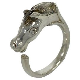 Hermès HERMES Vintage Cheval Horse Ring Silber
