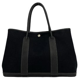 Hermès Hermes Garden Party PM Tote Bag Black