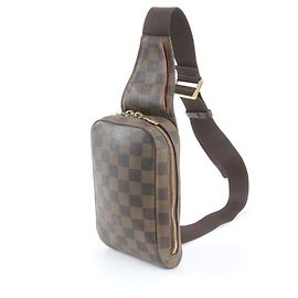 Sac bandoulière Louis Vuitton Damier Ebene Geronimos Damier ebène
