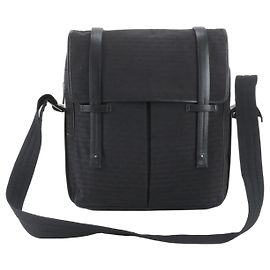 Christian Dior Black Leather Shoulder Bag Black