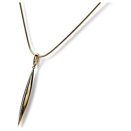 Collier pendentif Tiffany & Co. Feather YG Yellow Gold Autre