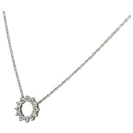 Tiffany & Co. Open Circle Mini Platinum Pendant Necklace Other