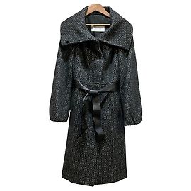 Max Mara Cashmere Blend Coat Black