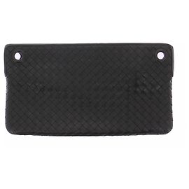 Bottega Veneta Pochette en cuir intrecciato noire Noir