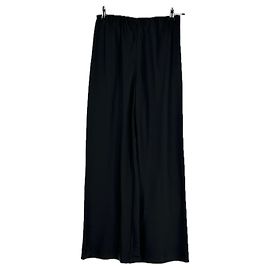 Autre Marque LILYSILK Black Silk Satin Pants Size 34 Black