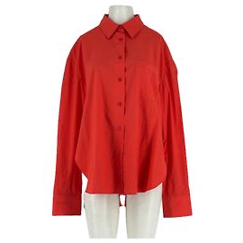 Autre Marque Camicia in cotone arancione FRANKIE SHOP Arancione