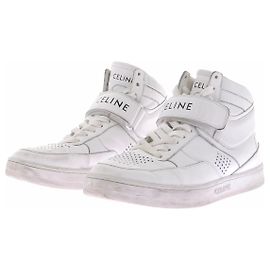 Céline Sneakers hautes blanches Blanc