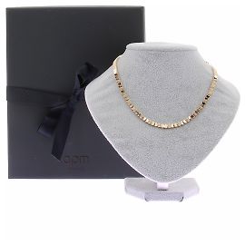 Collier APM Monaco Up and Down Doré Doré