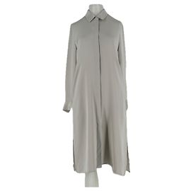 Autre Marque Robe chemise fluide beige Beige