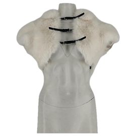 Autre Marque FANCI CLUB White Faux Fur Jacket White