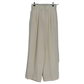 Autre Marque Pantalones LILYSILK de seda beige Beige