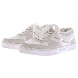 Céline White Leather Sneakers White