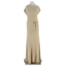 Autre Marque Robe DISSH en coton beige XS Beige