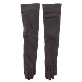 Autre Marque Luvas de couro marrom THE FRANKIE SHOP Marrom