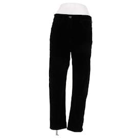Prada Schwarze Samthose Schwarz