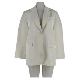 Blazer Sandro branco de viscose Branco