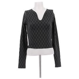 By Malene Birger Graues Langarm-Top Grau