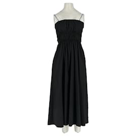 Robe longue noire en coton Cos Noir