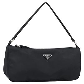 Pouch accessori PRADA Nylon Black Silver Altro