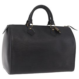 LOUIS VUITTON Epi Speedy 30 Sac à Main Noir Black M43002 LV Autre