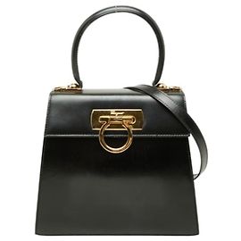 Borsa Salvatore Ferragamo Gancini Nero