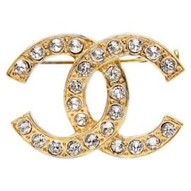 Broche Chanel Coco Mark Doré