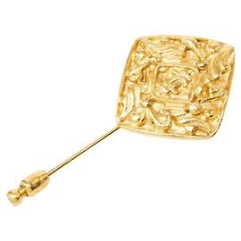 Spilla Chanel Vintage Coco Mark D'oro
