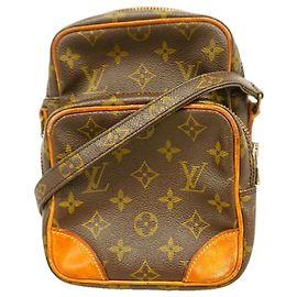Sac à épaule Louis Vuitton Monogram Amazon Marron