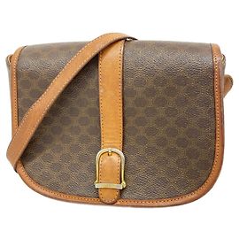 Céline Bolsa de Ombro Celine Macadam Marrom