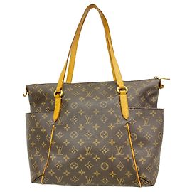 Saco Tote Louis Vuitton Monogram Totally MM Marrom