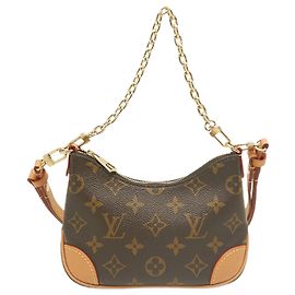 Louis Vuitton Brown Monogram Nano Boulogne Marrone