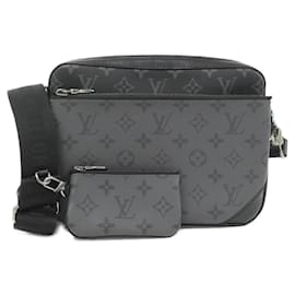 Louis Vuitton Monogram Eclipse Reverse Trio Messenger Bag Black