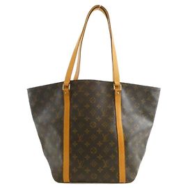 Saco Shopping Louis Vuitton Monogram Marrom