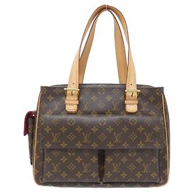 Borsa Louis Vuitton Monogram Multipli Cité Marrone