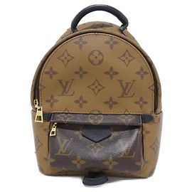 Louis Vuitton Monogram Reverse Palm Springs Mini Backpack Brown