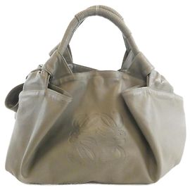 Sac à main Loewe Briza en cuir marron Marron