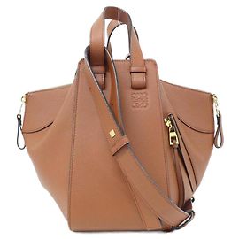 Sac à épaule Loewe Hammock Small Marron